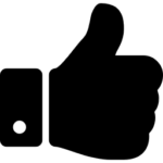 icon up hand